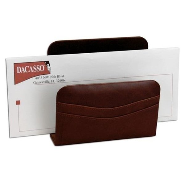 Dacasso Dacasso A3008 Mocha Leather Letter Holder A3008